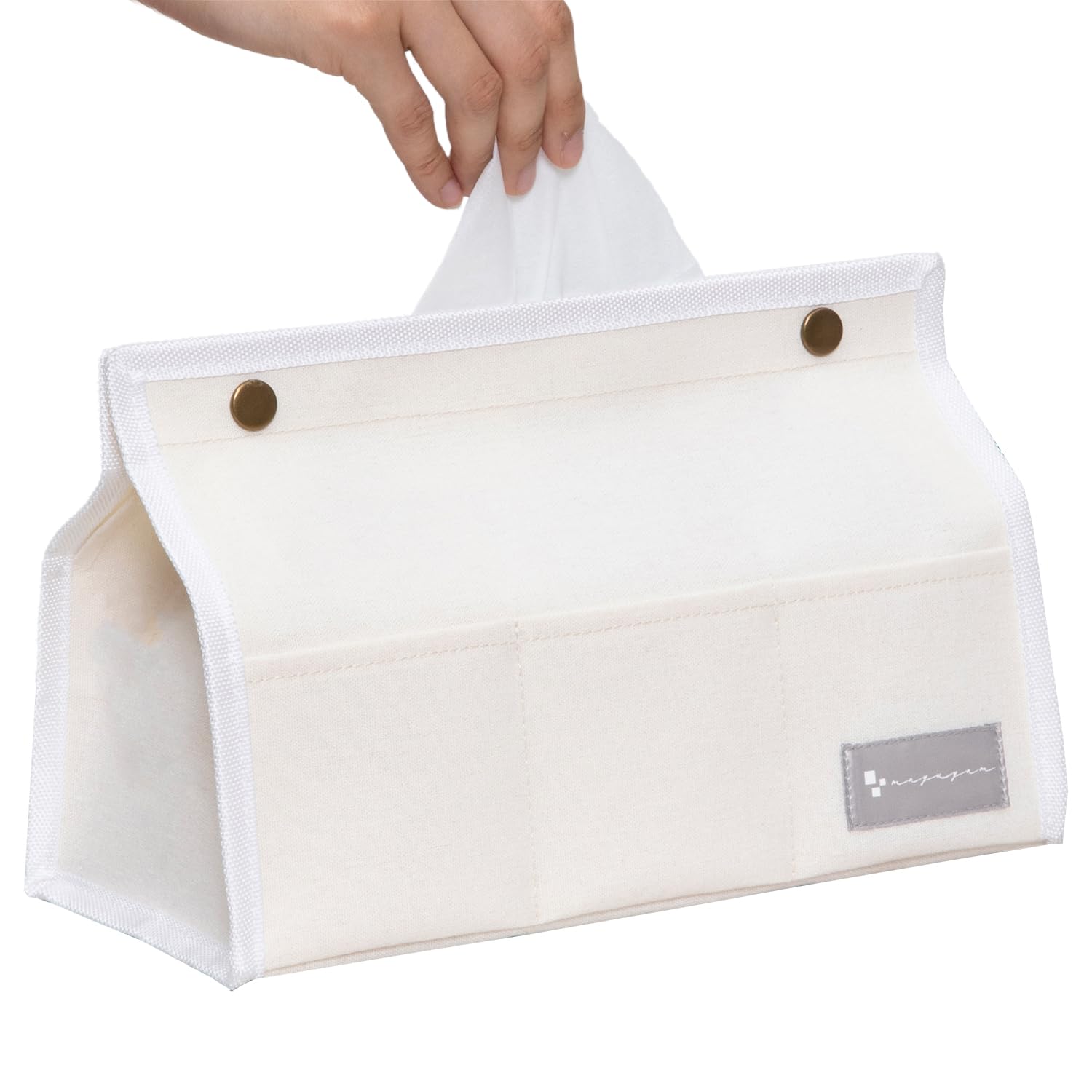 Amazon｜mayuyam アストロ ティッシュケース ホワイト シンプル W27